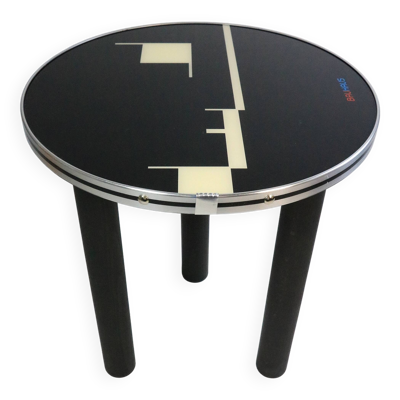 Table d'appoint décorative, style Bauhaus, design contemporain, œuvre d'art