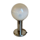 TARGETTI table lamp in chrome and transparent/white glass.
