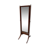 Antique mahogany standing mirror, 140x43 cm