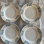 Lot de 4 assiettes plates Saint Amand