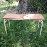 Industrial console double school desk