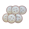 6 dessert plates of Gien model Katy 210720