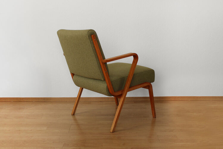 Paire de fauteuils vintage allemand par Selman Selmanagic pour Veb Deutsche Werkstätten Hellerau, années 1960