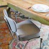 Olive green patinated table