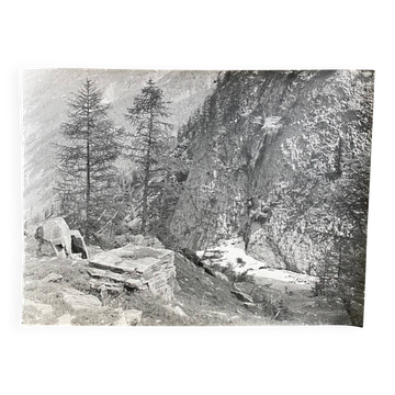 Analogue photo rocks Bernard Darot 20th century
