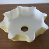 Suspension en opaline jaune monte et baisse