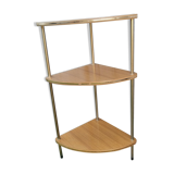 1960s Formica 3-shelf corner shelves
