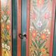 Painted Bavarian wardrobe, Germany 19th's