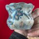 Set of 8 ceramic Quimper cups and under cups