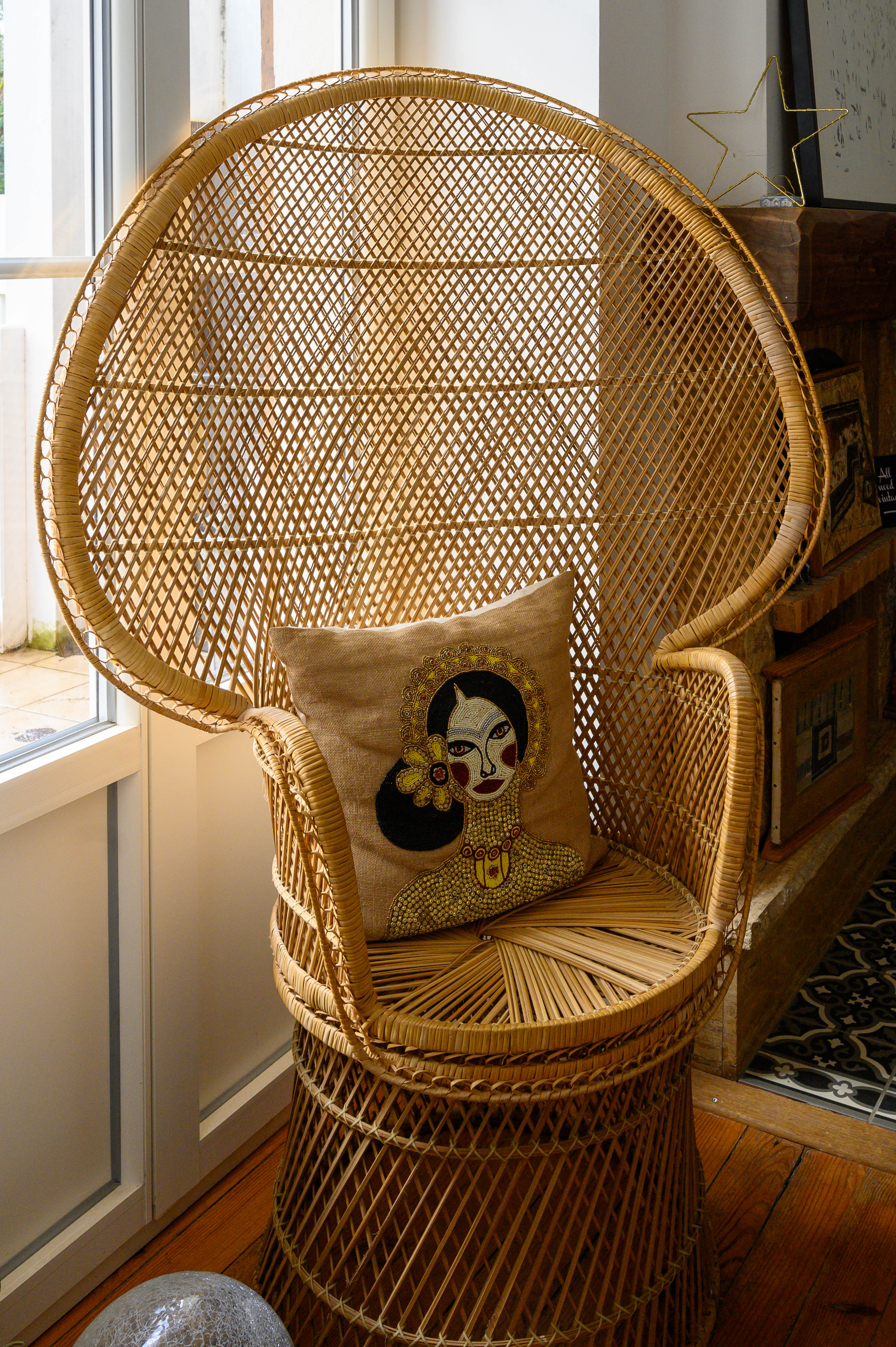 Emmanuelle chair in rattan