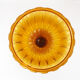 Art Deco Amber Glass Centerpiece Bowl-Circa 1930s