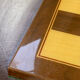 Chess set with wooden board and pieces