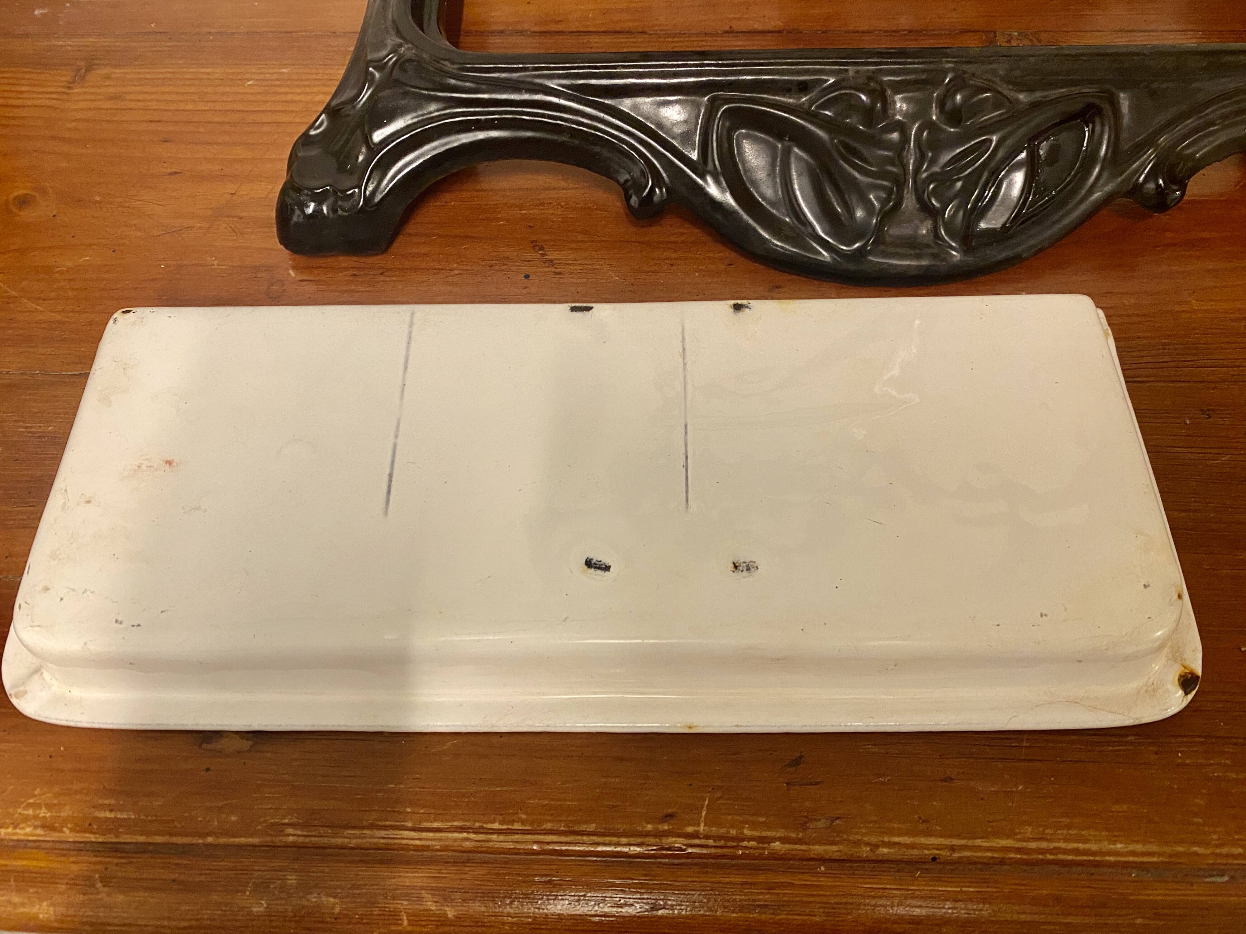 Antique cast iron umbrella stand