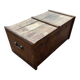 Old wooden trunk
