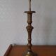 Brass candlestick lamp foot