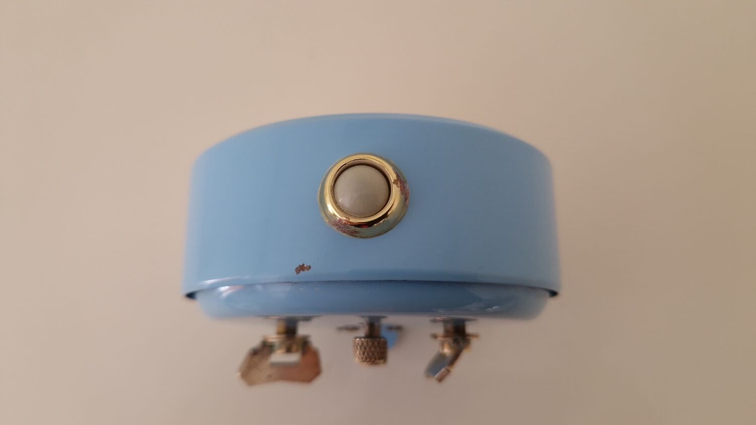 Réveil Jaz bleu vintage