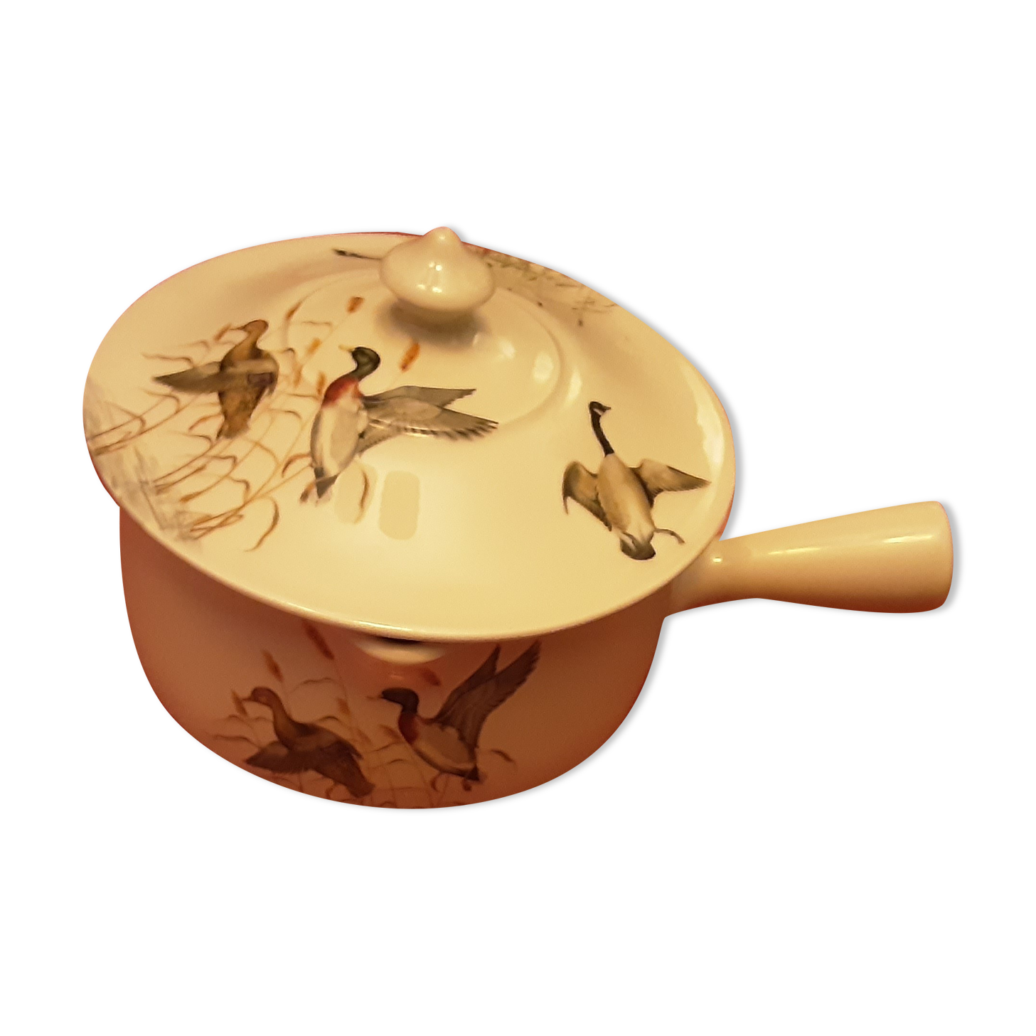 Porcelain of Paris game pheasants ducks