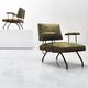 Pair of 1950s Italian Modernist Lounge Chairs