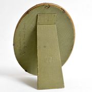 Antique art deco brass photographic frame - in memory of a young soldier - 1926