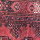Carpet old saddle made turkmen hand 97 x 162 cm