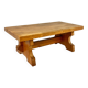 Mid Century Massive Oak Coffee Table, 1960