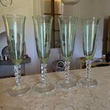 Set of 4 champagne flutes