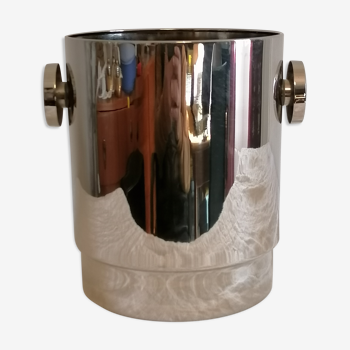 Design champagne bucket. chrome-plated steel
