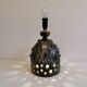 Ceramic table lamp, from Danish Leif Holm. with two light sources