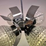 Mid-century design glass pendant - 1970s / Czechoslovakia