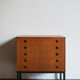Commode d'Aksel Kjersgaard en teck années 1960