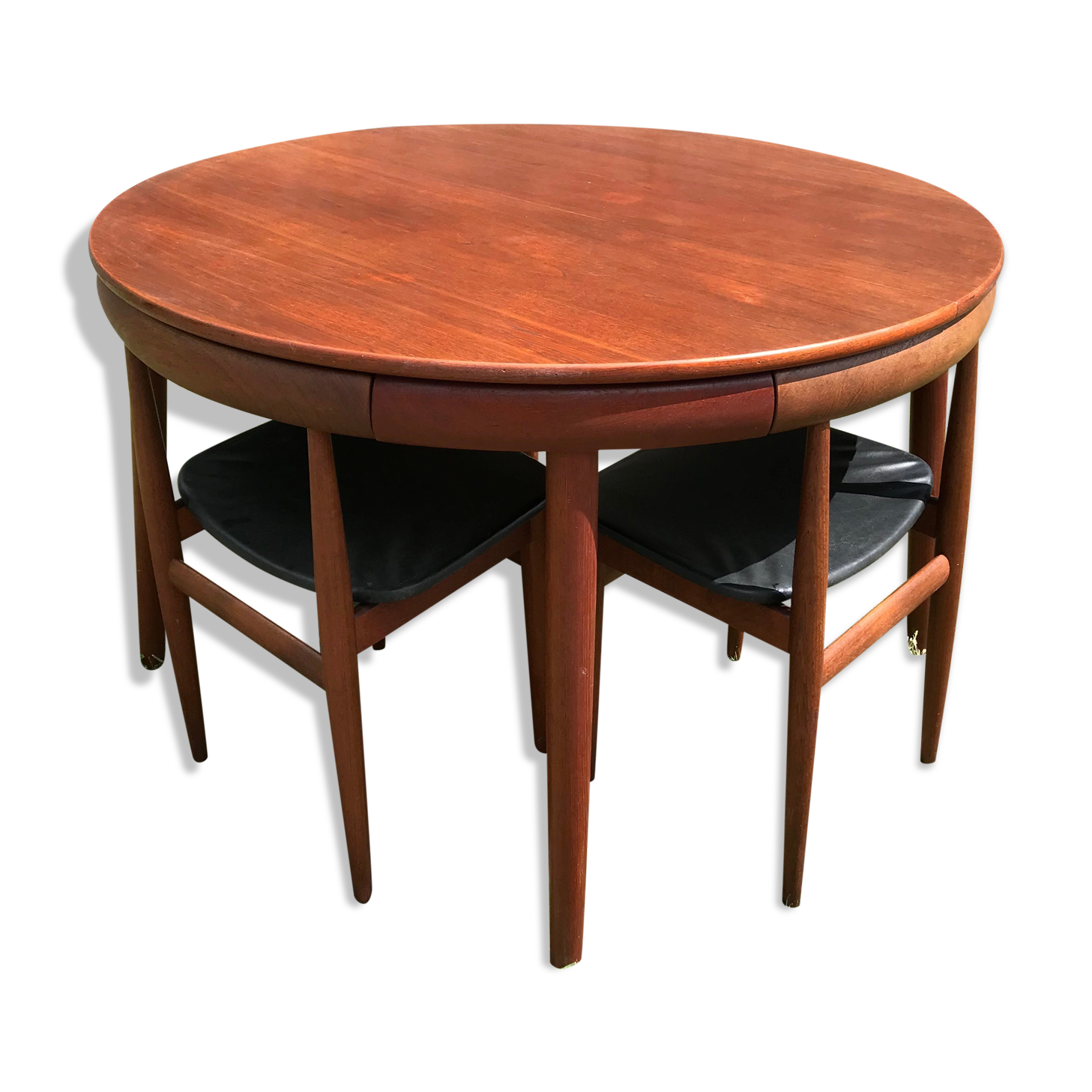 Table and 2 chairs Hans Olsen