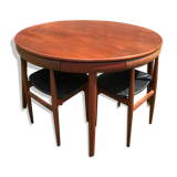 Table and 2 chairs Hans Olsen