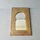 Moroccan mirror in chiseled brass, 70s