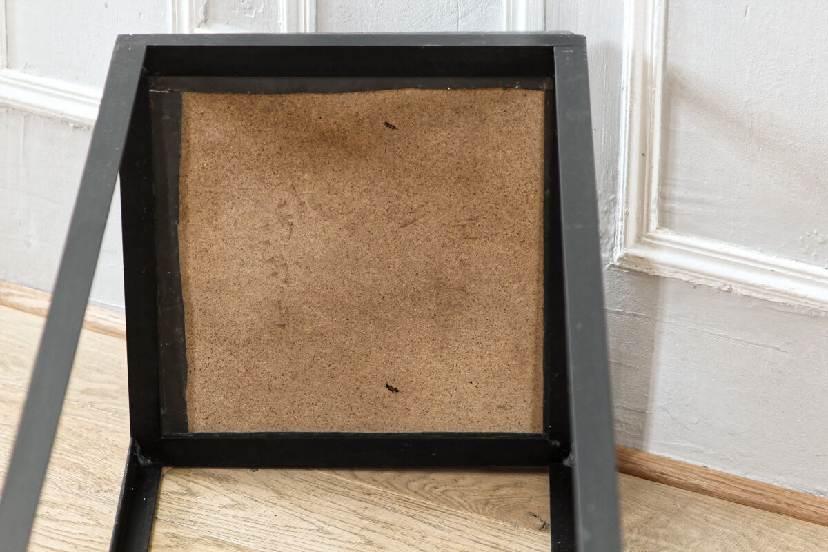 Industrial stele in metal and zinc