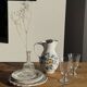 Large ceramic flower bouquet jug H23