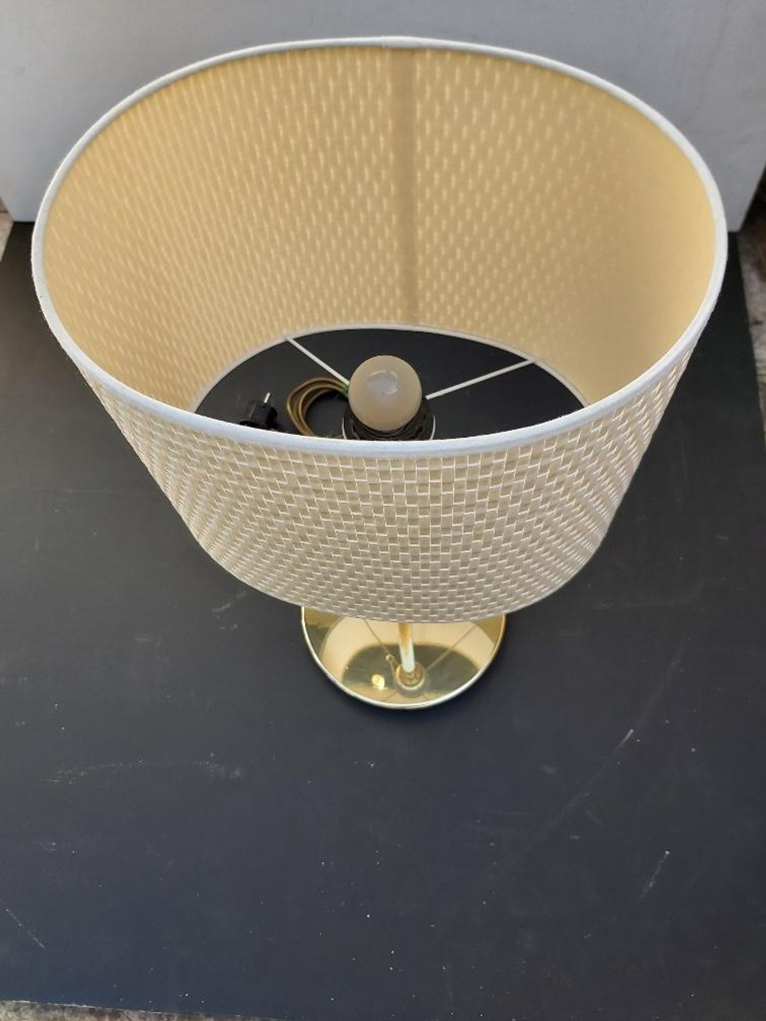 Lampe design laiton Sergio Bernardi Milano