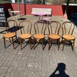 Set of 5 bistro chairs