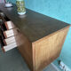 Scandinavian-style enfilade by EROS, made around 1960, in blonde teak, 220 cm.