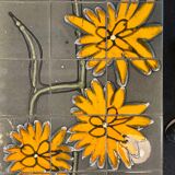 Table basse en métal et céramique Vallauris, 1960