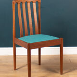 Retro Teak 1960s Extending Dining Table & 6 Chairs By Meredew