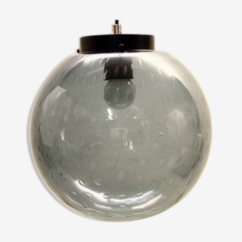 Suspension in the mid century vintage smoked glass