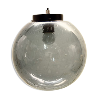 Suspension in the mid century vintage smoked glass