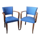 Paire de fauteuils bridge