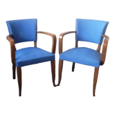 Paire de fauteuils bridge