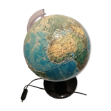 Luminous earth globe