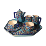 Service à café 8 pieces Emaux de Longwy