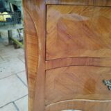 Pair of Louis XV style bedside tables with marble top