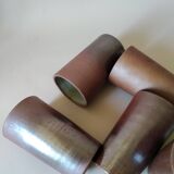 Service orangeade artisanal stoneware vintage 70