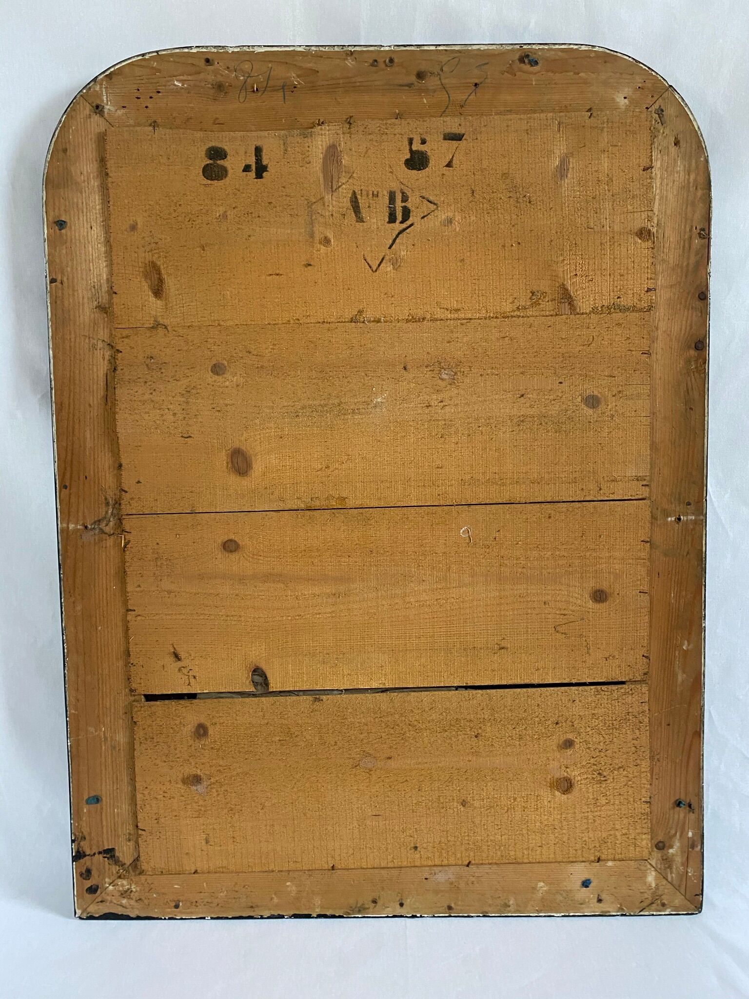 Mirror Napoleon III - black and gold - 104x78cm