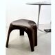 Aluminium cast iron side table from the 1980s.
